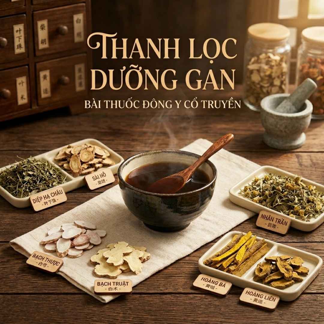 Bài thuốc Thanh Lọc Dưỡng Gan